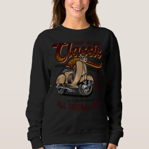 Motor Scooter Classic Moped Rider Geburtstag 1998 Sweatshirt