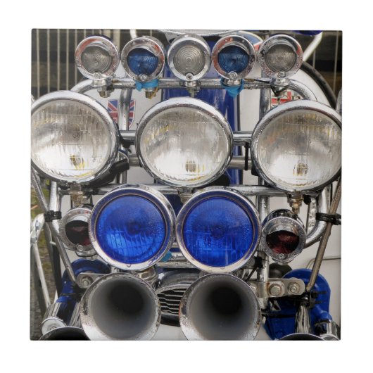 MOTOR SCOOTER FLIESE (Vorderseite)