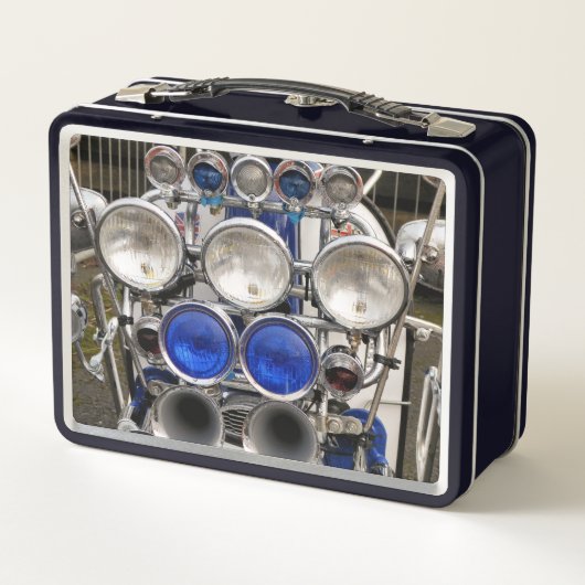 MOTOR SCOOTER METALL BROTDOSE (Rückseite)