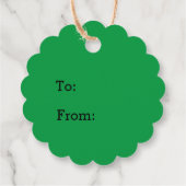 Motor Scooter mit Süßigkeitsbrief Geschenkanhänger (Rückseite)