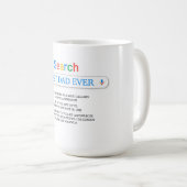Motor suchen Farbbester Vater je Kaffeepause Tasse (VorderseiteRechts)