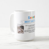 Motor suchen Farbbester Vater je Kaffeepause Tasse (Vorderseite Links)