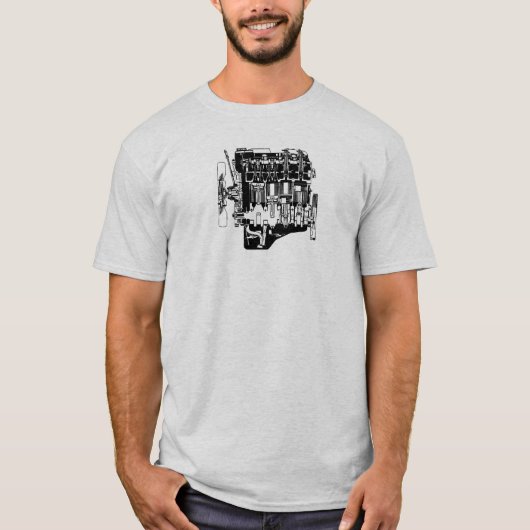 Motor Toyota Tacoma 2RZ (1995-2004) T-Shirt (Vorderseite)