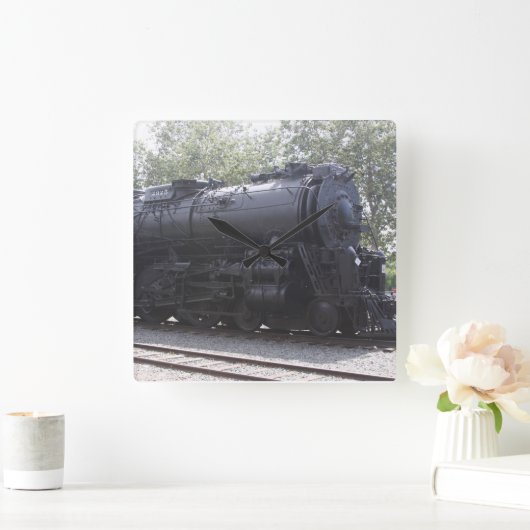 Motor-Triebwerksperre Quadratische Wanduhr (Zuhause)