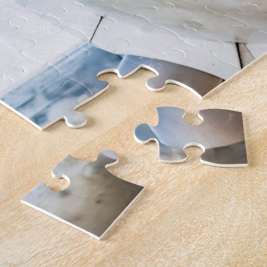 Motor und Blauer Propeller Puzzle (Seite)
