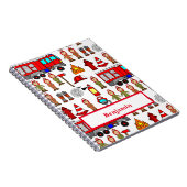 Motor und Feuerwehren Notizblock (Rechte Seite)