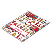 Motor und Feuerwehren Notizblock (Linke Seite)