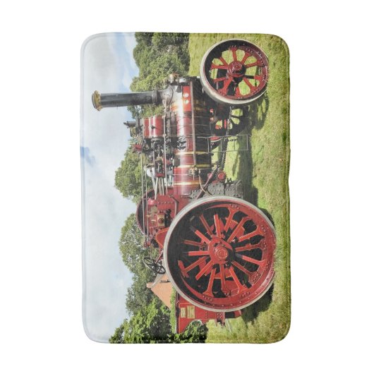 MOTOR Vintager STAMMTRAKTION Badematte (Vorderseite Vertikal)