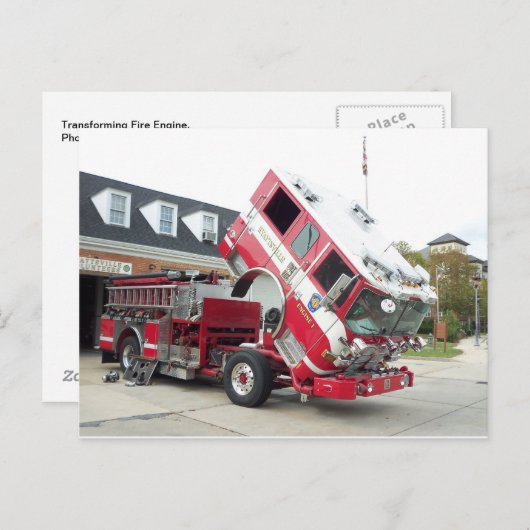 Motor wandeln postkarte (Vorne/Hinten)