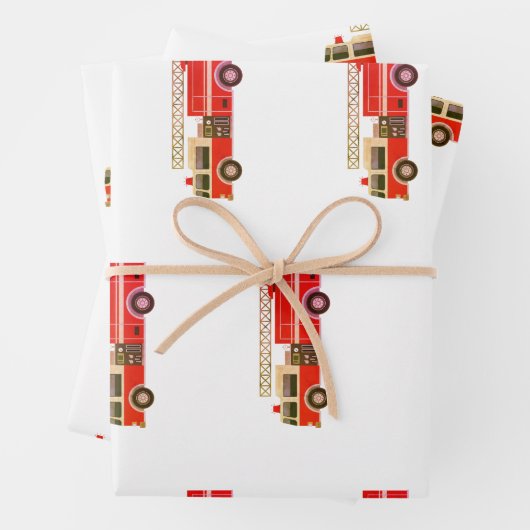 Motor-Wrapping-Papier für LKW Geschenkpapier Set (Beispiel)