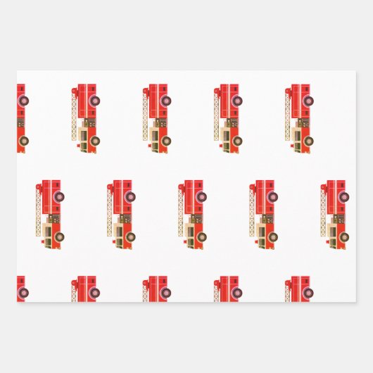 Motor-Wrapping-Papier für LKW Geschenkpapier Set (Vorderseite)