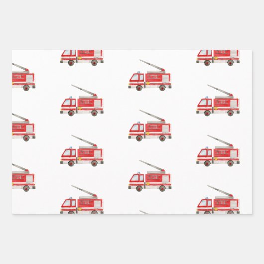 Motor-Wrapping-Papier für LKW Geschenkpapier Set (Vorderseite)