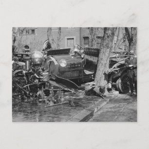 Motor Wreck, 1922 Postkarte