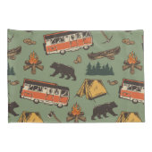 Motor Zuhause Camp Abenteuer Muster Kissenbezug (Rückseite-Rechts)