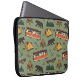 Motor Zuhause Camp Abenteuer Muster Laptopschutzhülle (Vorne Rechts)