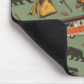 Motor Zuhause Camp Abenteuer Muster Mousepad (Ecke)
