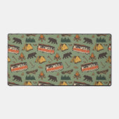 Motor Zuhause Camp Abenteuer Muster Schreibtischunterlage (Vorderseite)