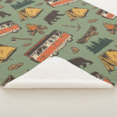 Motor Zuhause Camp Abenteuer Muster Sherpadecke (3/4)