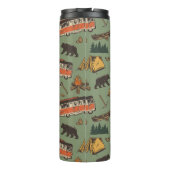 Motor Zuhause Camp Abenteuer Muster Thermosbecher (Rückseite)