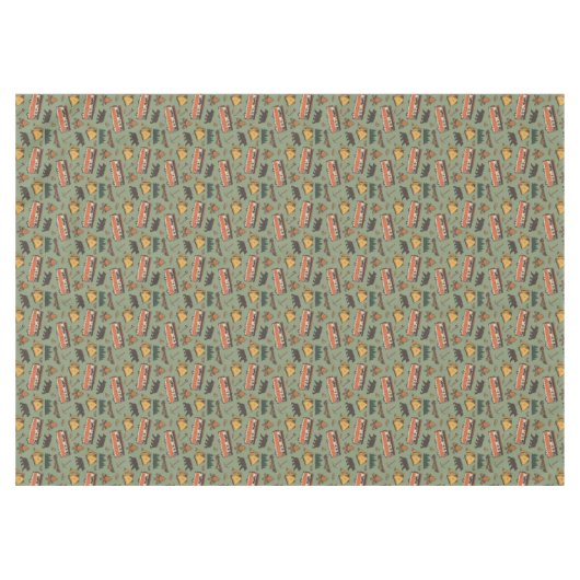 Motor Zuhause Camp Abenteuer Muster Tischdecke (Vorderseite (Horizontal))