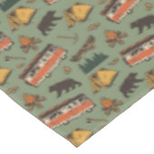 Motor Zuhause Camp Abenteuer Muster Tischdecke (Schrägansicht)