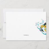 Motor zum Geburtstag einladen Einladung (Rückseite)