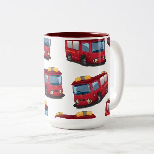 Motor Zweifarbige Tasse (VorderseiteRechts)