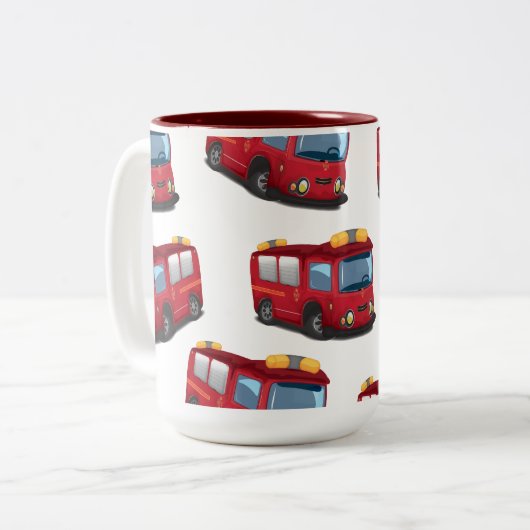 Motor Zweifarbige Tasse (Vorderseite Links)