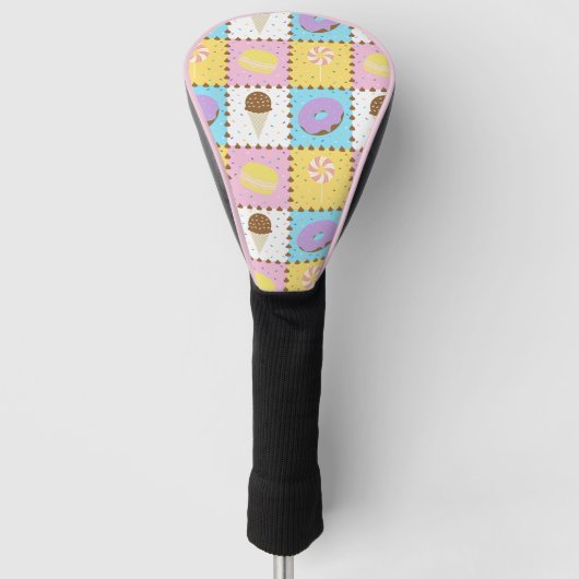 Motorabdeckung für Sweet Cravings Golf Headcover (Vorderseite)