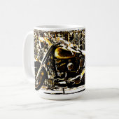 Motorbike in Ancient Valbonne France  Kaffeetasse (Vorderseite Links)