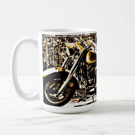 Motorbike in Ancient Valbonne France  Kaffeetasse (Links)