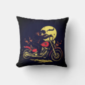 Motorbiker cushion design kissen (Vorderseite)