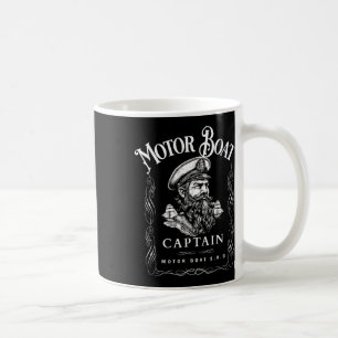 Motorboot Kapitän Funny Pontoon Boot Motor Bootmot Kaffeetasse