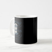 Motorboot Kapitän Funny Pontoon Boot Motor Bootmot Kaffeetasse (Vorderseite Links)