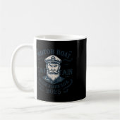 Motorboot Kapitän Funny Pontoon Boot Motor Bootmot Kaffeetasse (Links)