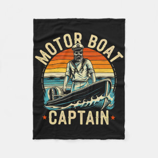 Motorboot Kapitän Funny Pontoon Boot Motorboot Fleecedecke