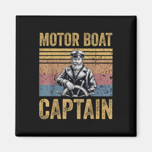 Motorboot Kapitän Lustig Pontoon Motorbootfahren M Magnet
