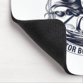 Motorboot Kapitän Männer Frauen Pontoon Booten Mousepad (Ecke)