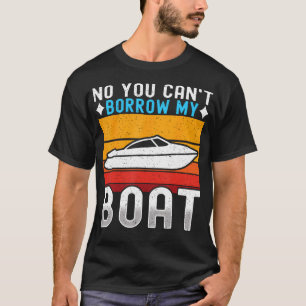 Motorboot Kapitän Speed Boot Besitzer Motorboot T-Shirt