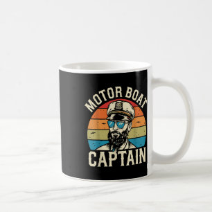 Motorboot Kapitän Vintage Nautical Ozean Abenteuer Kaffeetasse