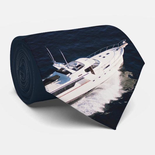 Motorboot-Krawatte Krawatte (Gerollt)