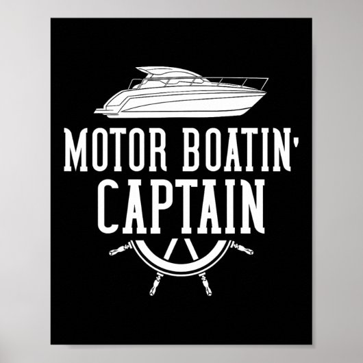 Motorboot Poster (Vorne)