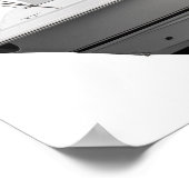 Motorboot Poster (Ecke)