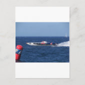 Motorboot Postkarte (Vorderseite)