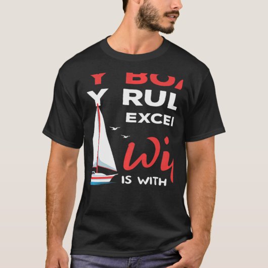 Motorboot Racing Boat Eigentümer Kapitän Motorboot T-Shirt (Vorderseite)