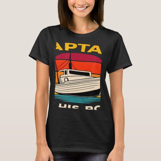 Motorboot Racing Boat Eigentümer Kapitän Motorboot T-Shirt (Vorderseite)