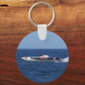 Motorboot Schlüsselanhänger (Vorderseite)