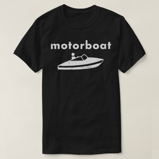 Motorboot T-Shirt (Design vorne)