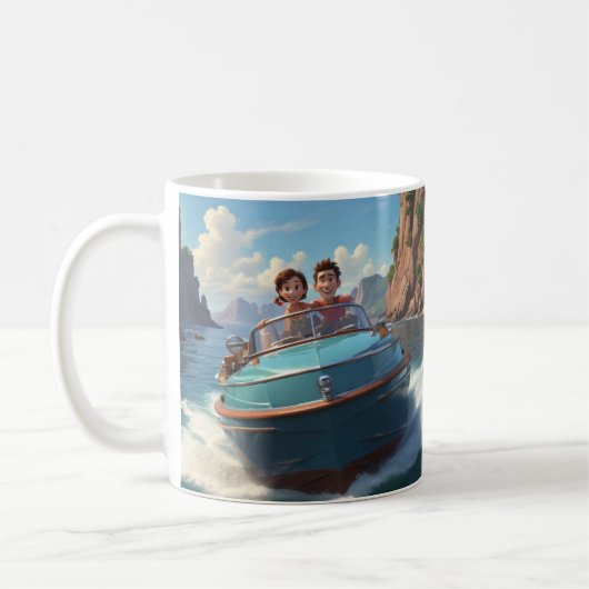 Motorboot Tasse (Links)