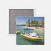 Motorboot und Bananenboot Magnet (Vorderseite/Rückseite)